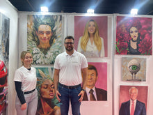 Načtěte obrázek do prohlížeče galerie, Posel štěstí - Olejomalba obraz na plátně