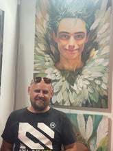 Načtěte obrázek do prohlížeče galerie, Posel štěstí - Olejomalba obraz na plátně