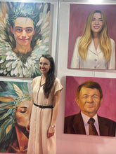 Načtěte obrázek do prohlížeče galerie, Posel štěstí - Olejomalba obraz na plátně
