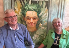 Lade das Bild in den Galerie-Viewer, Bote des Glücks - Ölgemälde und Wandbild auf Leinwand