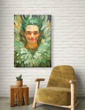 Lade das Bild in den Galerie-Viewer, Bote des Glücks - Ölgemälde und Wandbild auf Leinwand