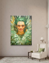 Lade das Bild in den Galerie-Viewer, Bote des Glücks - Ölgemälde und Wandbild auf Leinwand