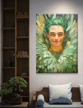 Lade das Bild in den Galerie-Viewer, Bote des Glücks - Ölgemälde und Wandbild auf Leinwand