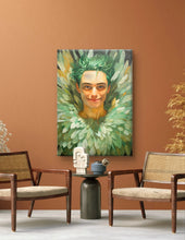 Lade das Bild in den Galerie-Viewer, Bote des Glücks - Ölgemälde und Wandbild auf Leinwand