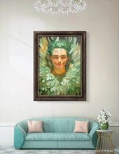 Lade das Bild in den Galerie-Viewer, Bote des Glücks - Ölgemälde und Wandbild auf Leinwand