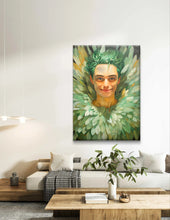 Lade das Bild in den Galerie-Viewer, Bote des Glücks - Ölgemälde und Wandbild auf Leinwand