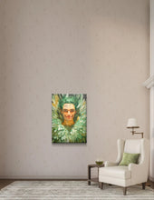 Lade das Bild in den Galerie-Viewer, Bote des Glücks - Ölgemälde und Wandbild auf Leinwand