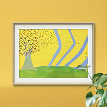 Lade das Bild in den Galerie-Viewer, Bruna Rocha - "Befreiung" Aquarell Gemälde - Laabs Art Gallery