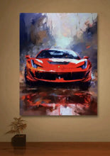 Chargez l&#39;image dans la visionneuse de galerie, Red Fury - peinture sur toile - par Adam Laabs
